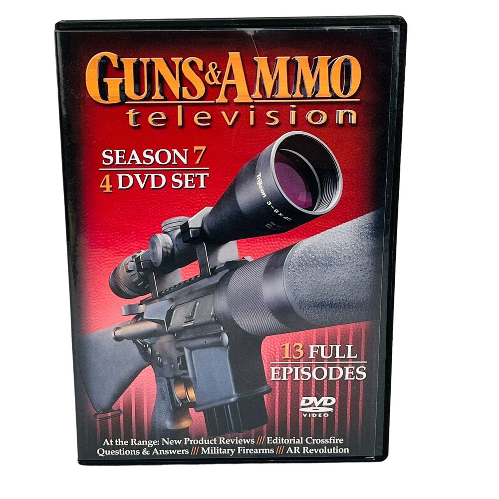 Guns & Ammo Television Season 7 DVD 4 Disc Set 13 Episodes Shooting‎ Sports